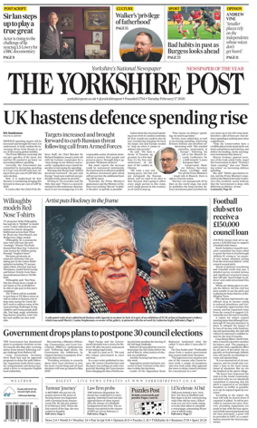 Cover of Yorkshire Post