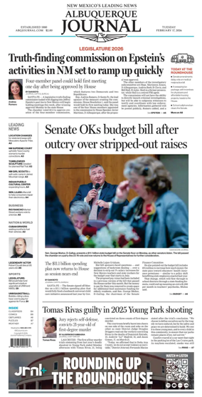 Cover of Albuquerque Journal