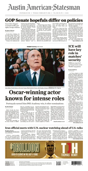 Cover of Austin American-Statesman