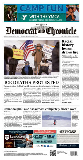 Cover of Democrat and Chronicle