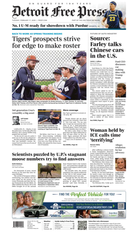 Cover of Detroit Free Press