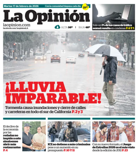 Cover of La Opinion