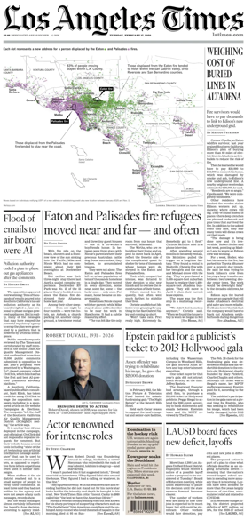 Cover of Los Angeles Times