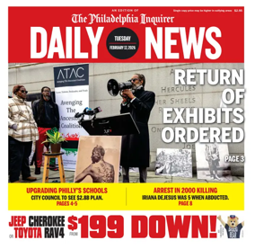 Cover of Philadelphia Daily News