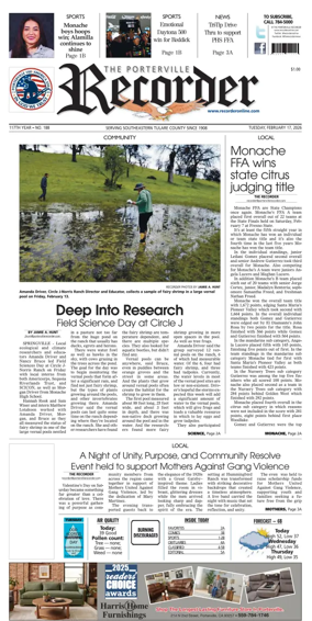 Cover of Porterville Recorder