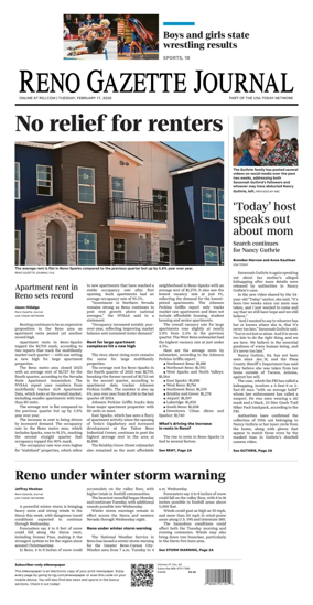 Cover of Reno Gazette Journal