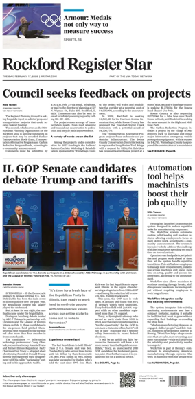 Cover of Rockford Register Star