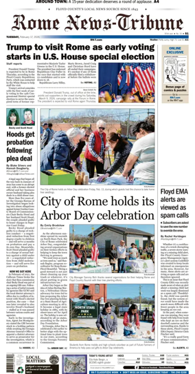 Cover of Rome News-Tribune