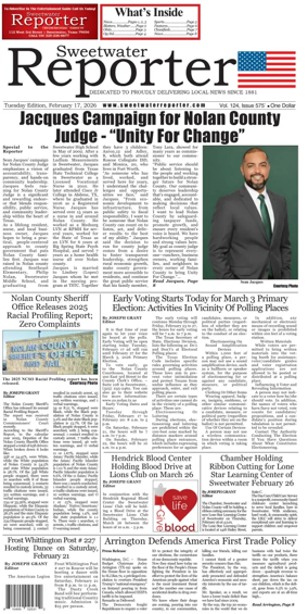 Cover of Sweetwater Reporter