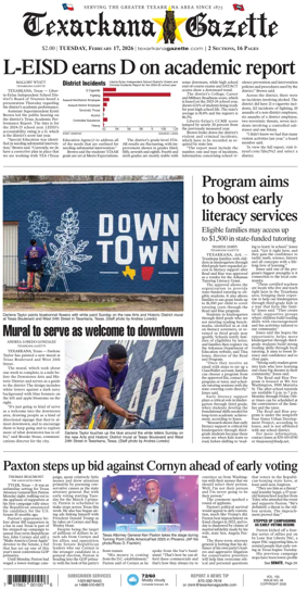 Cover of Texarkana Gazette