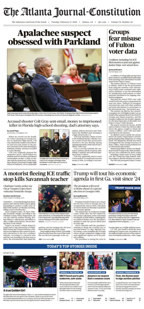 Cover of The Atlanta Journal-Constitution