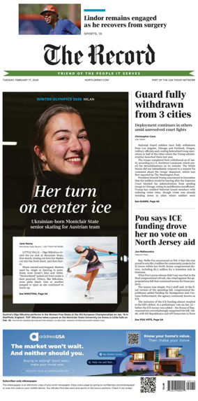 Cover of The Bergen Record