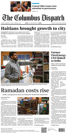 Cover of The Columbus Dispatch