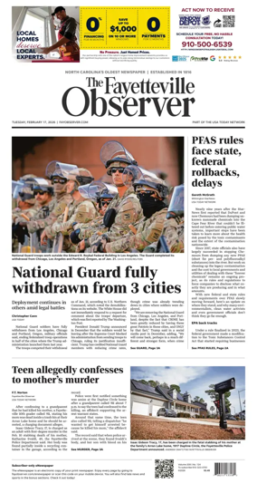 Cover of The Fayetteville Observer