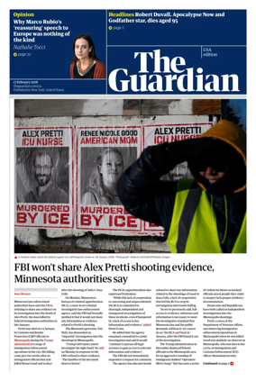 Cover of The Guardian (USA)