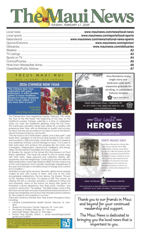 Cover of The Maui News
