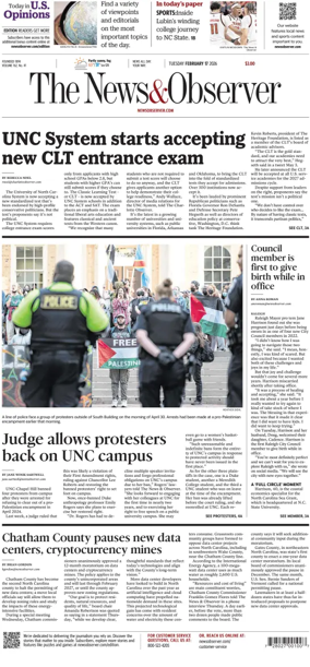 Cover of The News & Observer