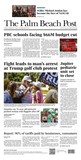 Cover of The Palm Beach Post