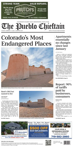 Cover of The Pueblo Chieftain