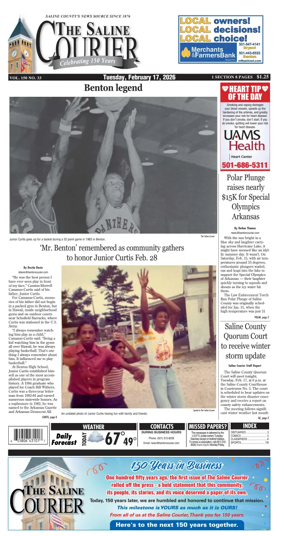 Cover of The Saline Courier