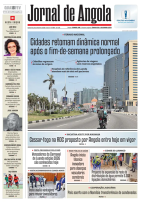 Cover of Jornal de Angola