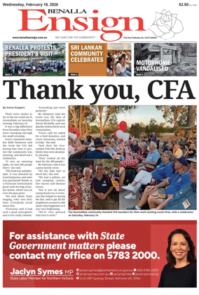 Cover of Benalla Ensign