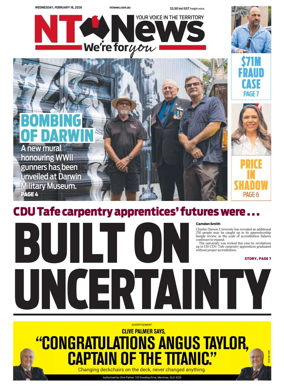 Cover of NT News