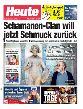 Cover of Heute - Wien Ausgabe