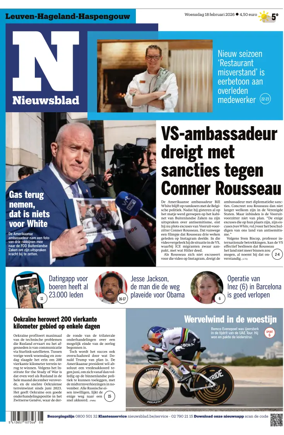Cover of Het Nieuwsblad