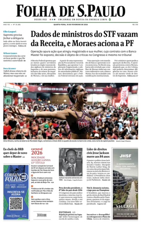 Cover of Folha de S.Paulo