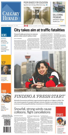 Cover of Calgary Herald
