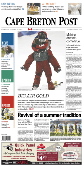 Cover of Cape Breton Post