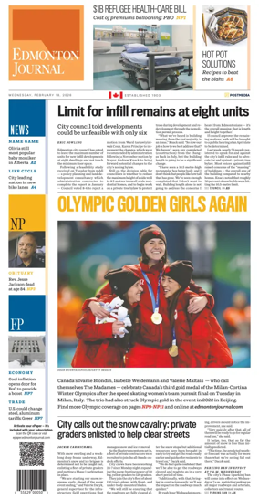 Cover of Edmonton Journal