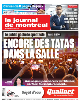 Cover of Le Journal de Montreal