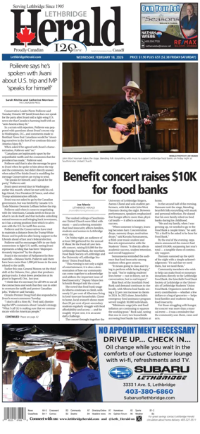 Cover of Lethbridge Herald