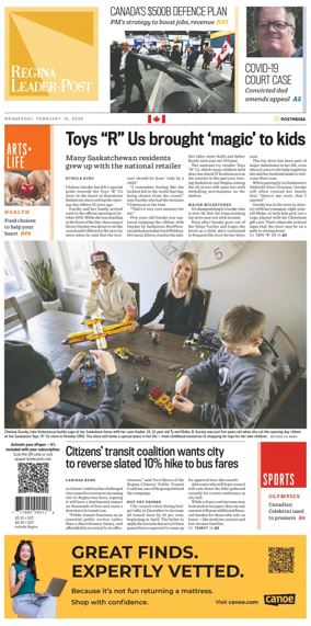 Cover of Regina Leader-Post