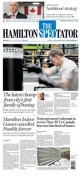Cover of The Hamilton Spectator