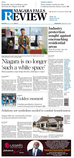 Cover of The Niagara Falls Review