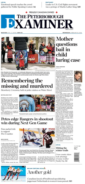 Cover of The Peterborough Examiner