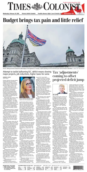 Cover of Times Colonist