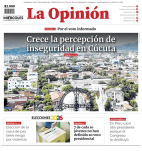 Cover of La Opinion