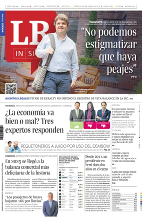 Cover of La Republica (Colombia)