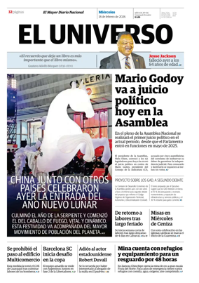 Cover of El Universo