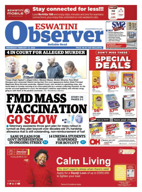 Cover of Eswatini Observer