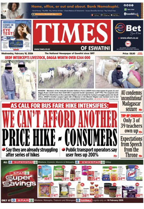 Cover of Times of Eswatini