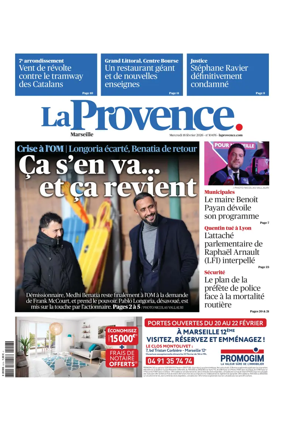 Cover of La Provence Marseille