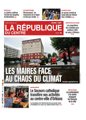 Cover of La Republique du Centre (Orleans - Loiret))
