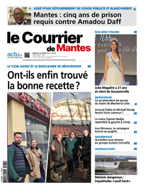 Cover of Le Courrier de Mantes