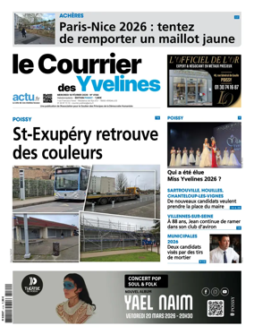 Cover of Le Courrier des Yvelines (Poissy)