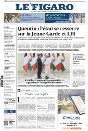 Cover of Le Figaro
